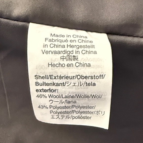 J. Crew Charcoal Pea Coat - Picture 6 of 6